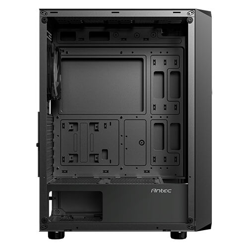 Case Antec AX83 RGB Elite Mid-Tower Computer Case - Black | Support ATX, M-ATX, ITX | Pre- Installed 3 x 120mm Front and 1 x 120mm Rear Rainbow Fans