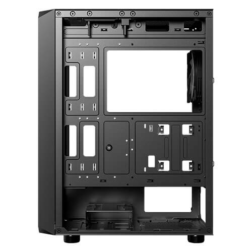 Case Antec AX83 RGB Elite Mid-Tower Computer Case - Black | Support ATX, M-ATX, ITX | Pre- Installed 3 x 120mm Front and 1 x 120mm Rear Rainbow Fans