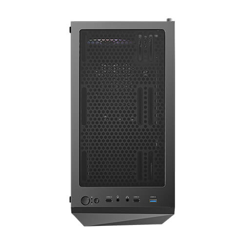 ANTEC AX61 Mid-Tower ATX Gaming Case with Mesh Front Panel, Included Fans( 3 x 120mm ARGB fans in front + 1x 120mm ARGB fan in rear), Tempered Glass Side Panels, 360mm Radiator Support