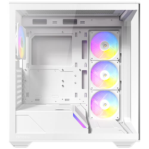 Antec C3 ARGB White , 3 x 120mm & 1 x 120mm ARGB PWM Fans Included, Up to 8 Fans Simultaneously, Type-C,Seamless Tempered Glass Front & Side Panels, 360mm Radiator Support, Mid-Tower ATX PC Case (Copy)