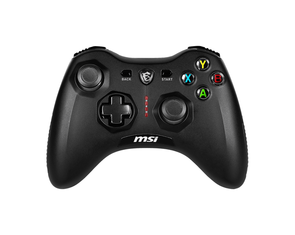MSI Force GC30V2 Wireless Gaming Controller, Dual Vibration Motors, Dual Connection Modes, Interchangable D-Pads, Compatible with PC & Android