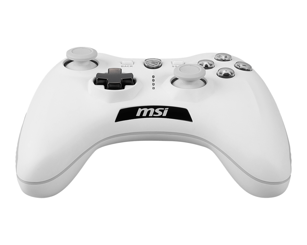 MSI Force GC30V2 Wireless Gaming Controller, Dual Vibration Motors, Dual Connection Modes, Interchangable D-Pads, Compatible with PC & Android