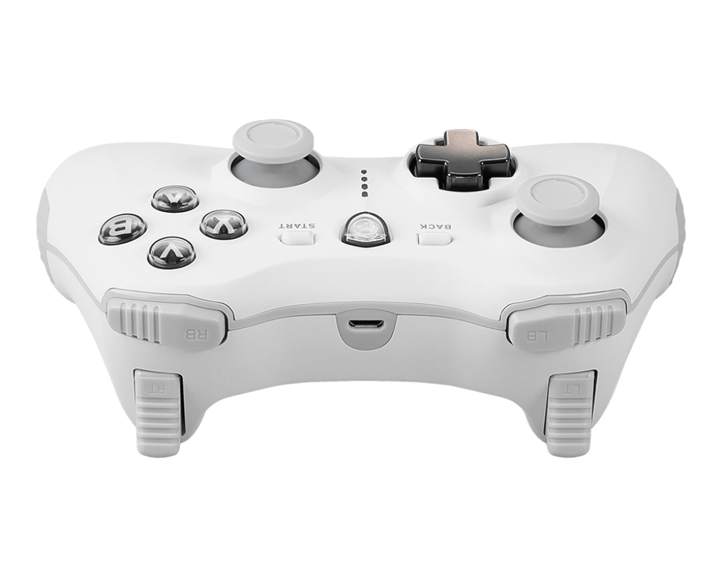 MSI Force GC30V2 Wireless Gaming Controller, Dual Vibration Motors, Dual Connection Modes, Interchangable D-Pads, Compatible with PC & Android