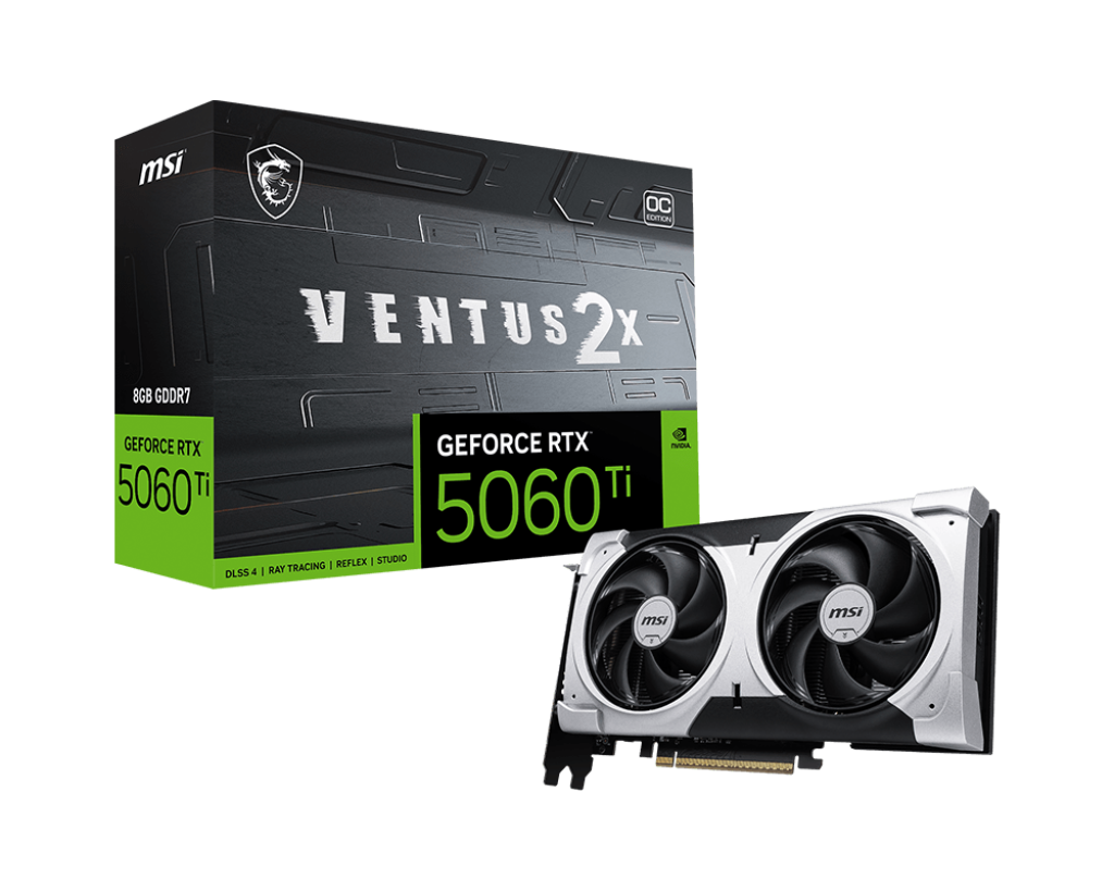 GeForce RTX 5060 Ti 8G VENTUS 2X OC PLUS