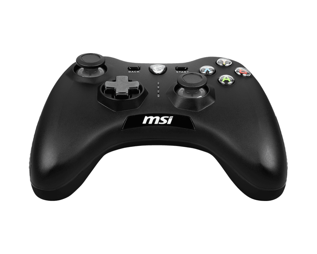 MSI Force GC30V2 Wireless Gaming Controller, Dual Vibration Motors, Dual Connection Modes, Interchangable D-Pads, Compatible with PC & Android