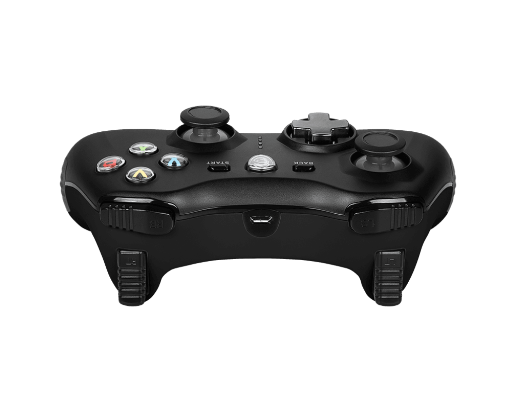 MSI Force GC30V2 Wireless Gaming Controller, Dual Vibration Motors, Dual Connection Modes, Interchangable D-Pads, Compatible with PC & Android
