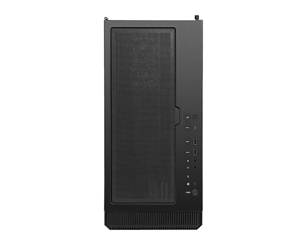 MSI MPG Velox 100R - Mid-Tower Gaming PC Case - Tempered Glass Side Panel - 4 x 120mm ARGB Fans - Liquid Cooling Support up to 360mm Radiator - Mesh Panel for Optimized Airflow