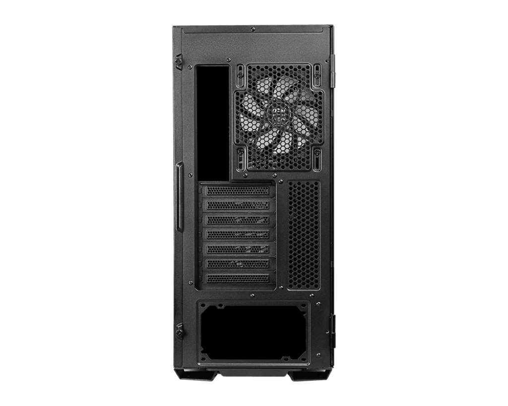 MSI MPG Velox 100R - Mid-Tower Gaming PC Case - Tempered Glass Side Panel - 4 x 120mm ARGB Fans - Liquid Cooling Support up to 360mm Radiator - Mesh Panel for Optimized Airflow
