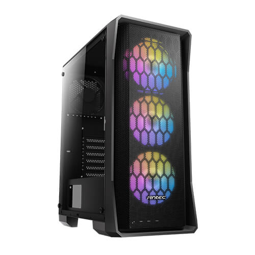 ANTEC NX Series NX360 Elite, High-Airflow Mesh Front Panel, 4 x 120mm RGB Fans Included, Tempered Glass Side Panels, 360mm Radiator Support, Mid-Tower ATX Gaming Case