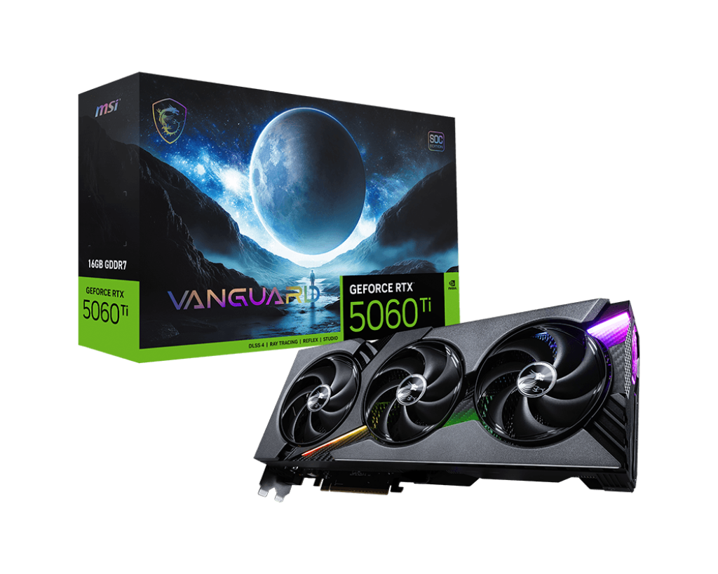 GeForce RTX 5060 Ti 16G VANGUARD SOC