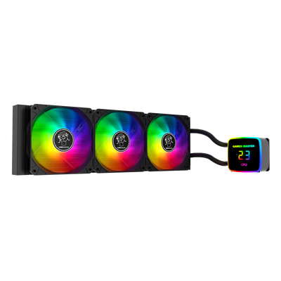 WATER COOLING LZ360 ARGB CPU Liquid Cooler - 2.4" IPS LCD Screen - 360mm Radiator.