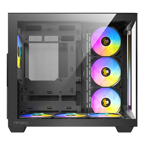 Antec C5 ARGB , 7 x 120mm ARGB PWM Fans Included, Up to 10 Fans Simultaneously, Type-C 3.2 Gen 2 Port, Seamless Tempered Glass Front & Side Panels, 360mm Radiator Support, Mid-Tower ATX PC Case
