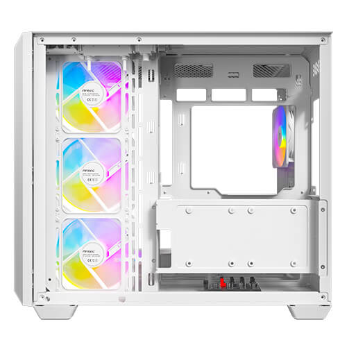 Antec C5 ARGB White , 7 x 120mm ARGB PWM Fans Included, Up to 10 Fans Simultaneously, Type-C 3.2 Gen 2 Port, Seamless Tempered Glass Front & Side Panels, 360mm Radiator Support, Mid-Tower ATX PC Case