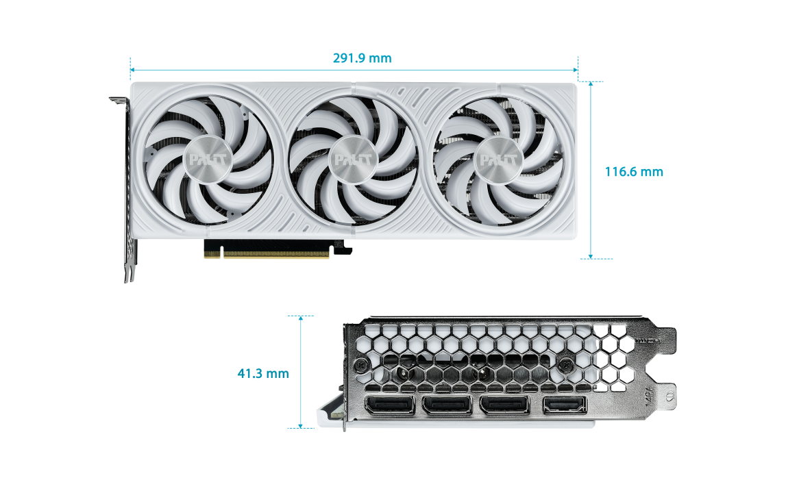 RTX 5070 WHITE OC 12GB GDDR7 192bit 3-DP HDMI