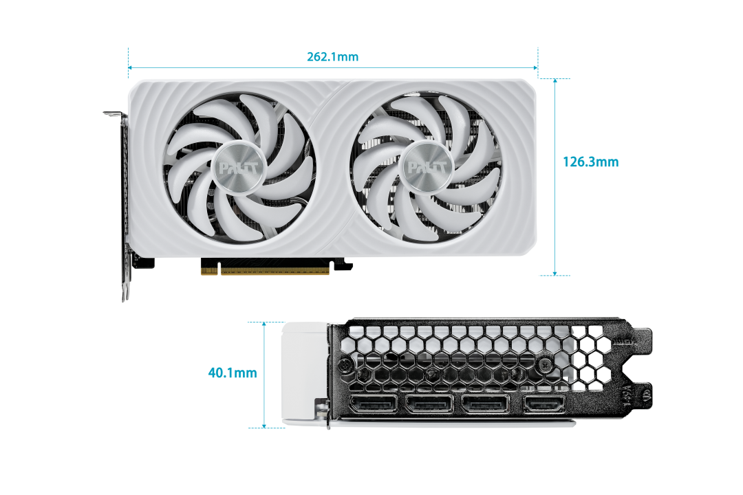 RTX 5060Ti WHITE OC 8GB GDDR7 128bit 3-DP HDMI